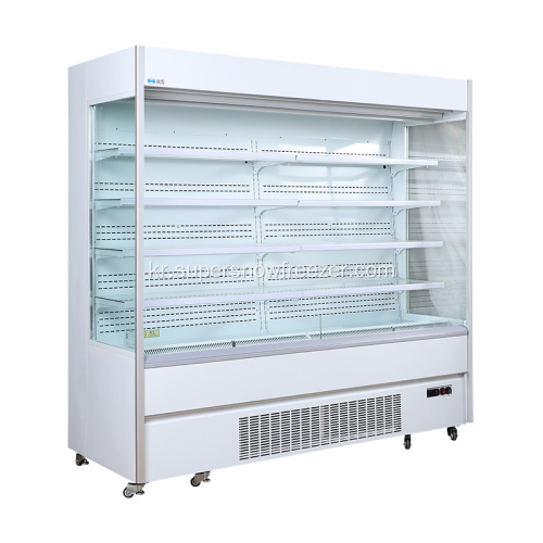 직립형 멀티 넥 개방 수직 냉장 디스플레이 캐비닛